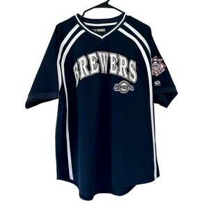 Milwaukee Brewers Jersey embroidered Baseball true fan bloke blokecore sports L​